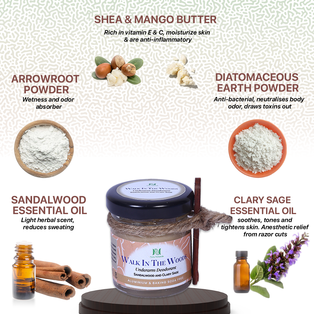 Walk In The Woods Deodorant Cream