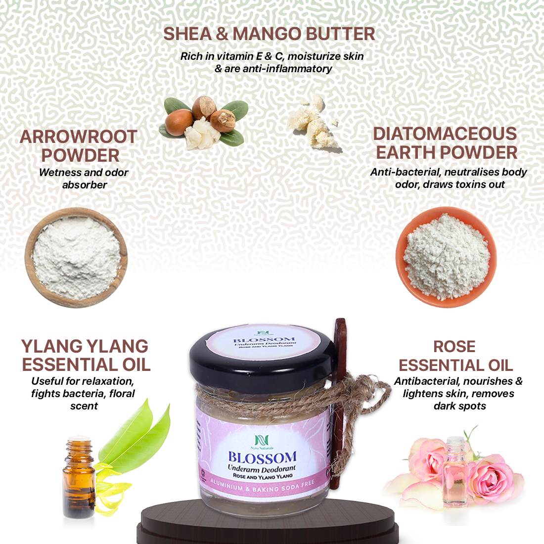 Blossom Deodorant Cream