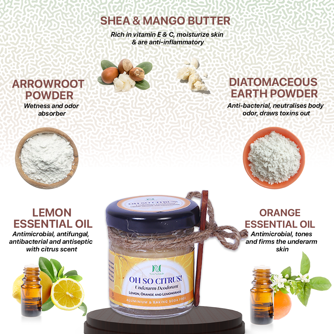 Oh So Citrus Deodorant Cream